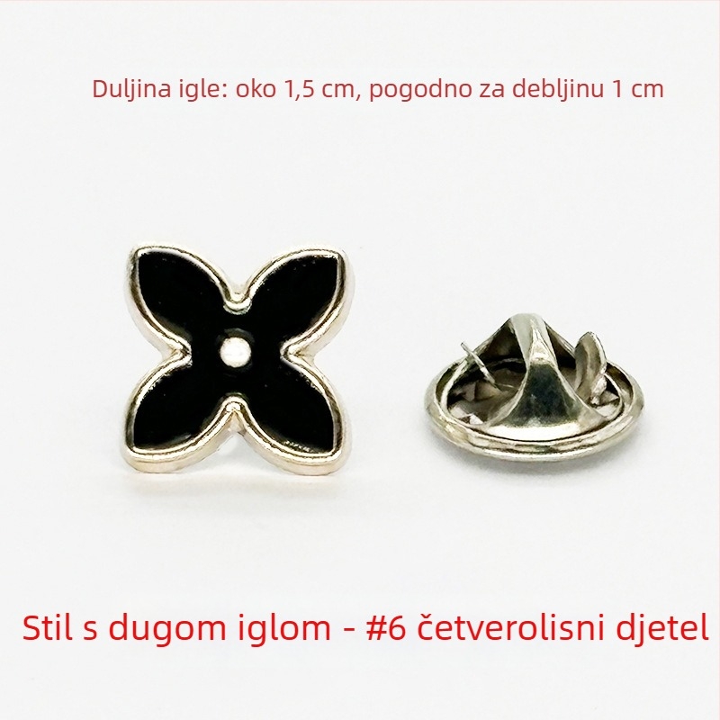 Kuka za zavjese bez čavlića – 50 kom, drvo, moderan minimalistički stil, s perlicama