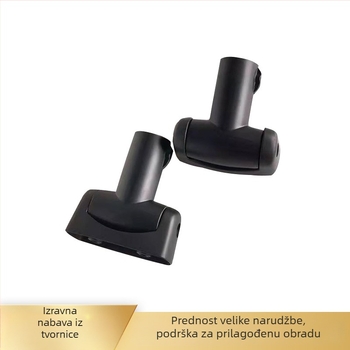 Izvijena šipka za tuš zavjesu s univerzalnim flangeom i ojačanim zidnim temeljem (Materijal: cinkov spoj; Marka: Yoji; Stil: moderni minimalizam; Montaža: bušenjem)