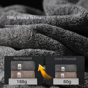 Feifei koralni fleece antibakterijski ručnik 10A, 150d, 170–200 g, za lice i kupanje