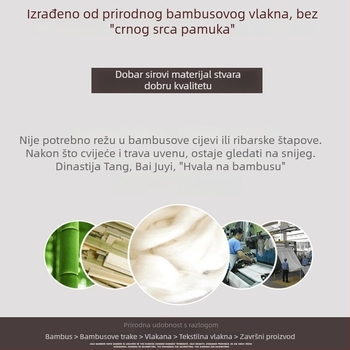 Ručník za kupanje od bambusovih vlakana, marka One Hundred Bamboos, 300–400 g, 21 vlakana, jednostavno tkanje