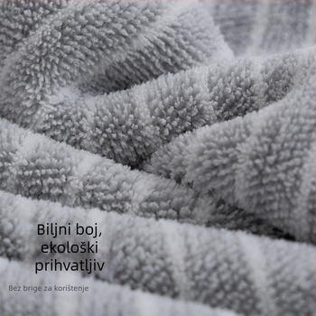 Mussen kupaonski ručnik od koralnog fleksa, 150D, šivanje pri rubu, prugast, brzo suši