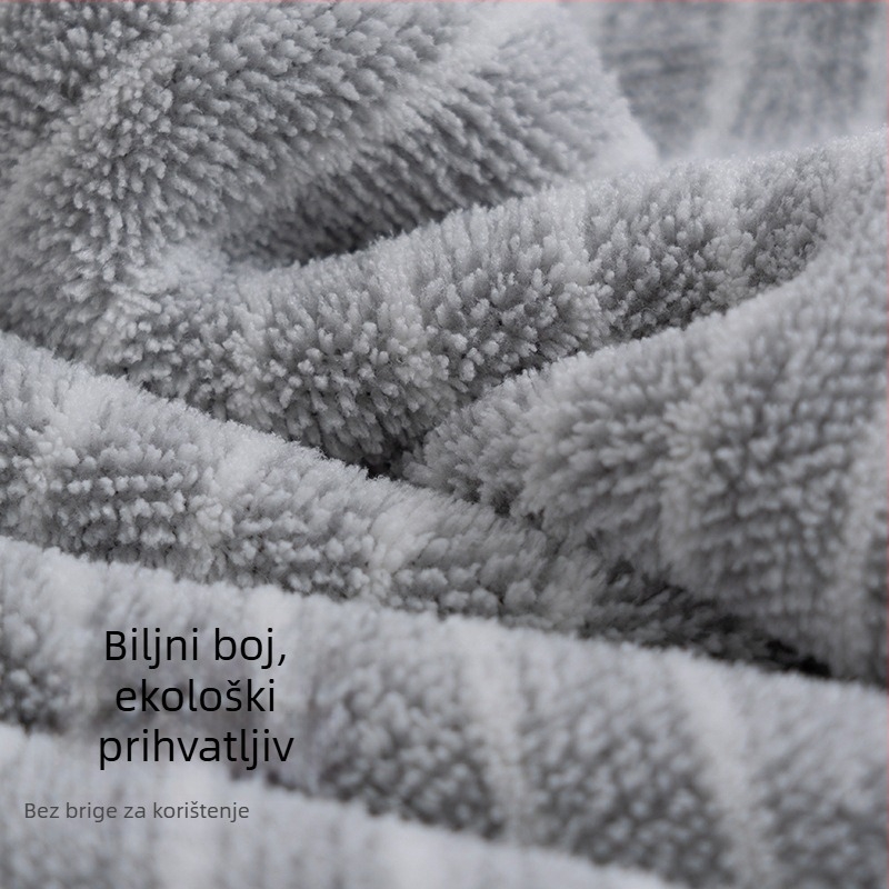 Mussen kupaonski ručnik od koralnog fleksa, 150D, šivanje pri rubu, prugast, brzo suši