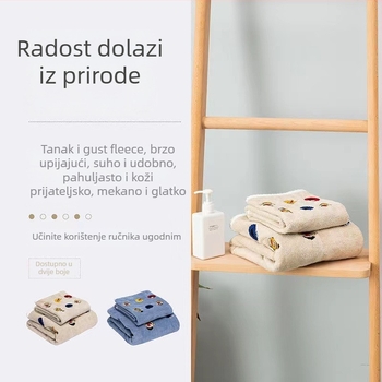 Kupaonski ručnik s nosivim dizajnom, poliester brokat, 200–300 g, vlakno 150D, završno šivanje
