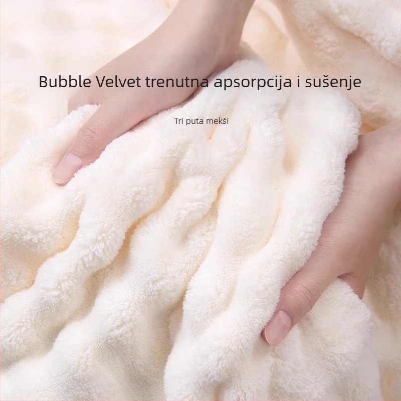 Microfiber kupaonski ručnik, debeli, 300–400 g/m², mogućnost izrade po mjeri, jacquard i pliš završna obrada, 40 vlakana