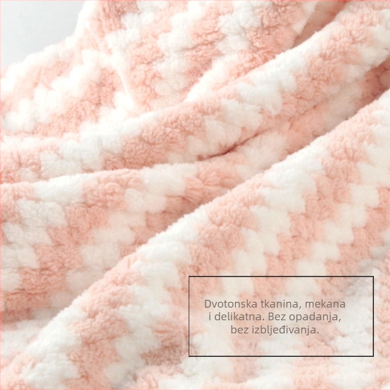 Ručnik za lice s kationskim kompozitnim vlaknom, Jacquard tkanina, 120D, 200 g i više, poliester