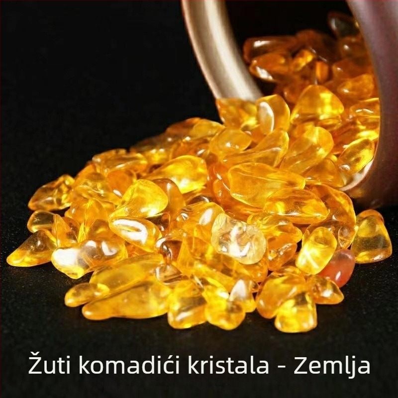 Kristalni zrnčasti geometrijski ukras, kineskog stila, pet elemenata, privlačenje bogatstva
