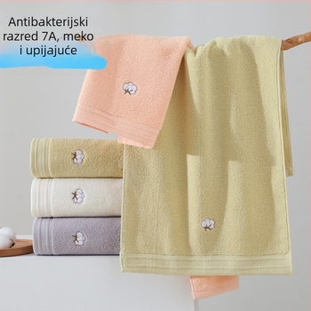 Ručnik za lice, od 100% pamuka, 32s prediva, vezen, 100–120 g, prilagodljiv