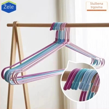 Metalna vješalica za odjeću, set od 2 komada, čvrsta konstrukcija, pogodna za odjeću, hlače i kravate