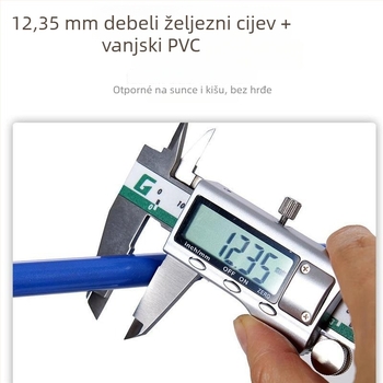 Metalna vješalica za odjeću, set od 2 komada, čvrsta konstrukcija, pogodna za odjeću, hlače i kravate