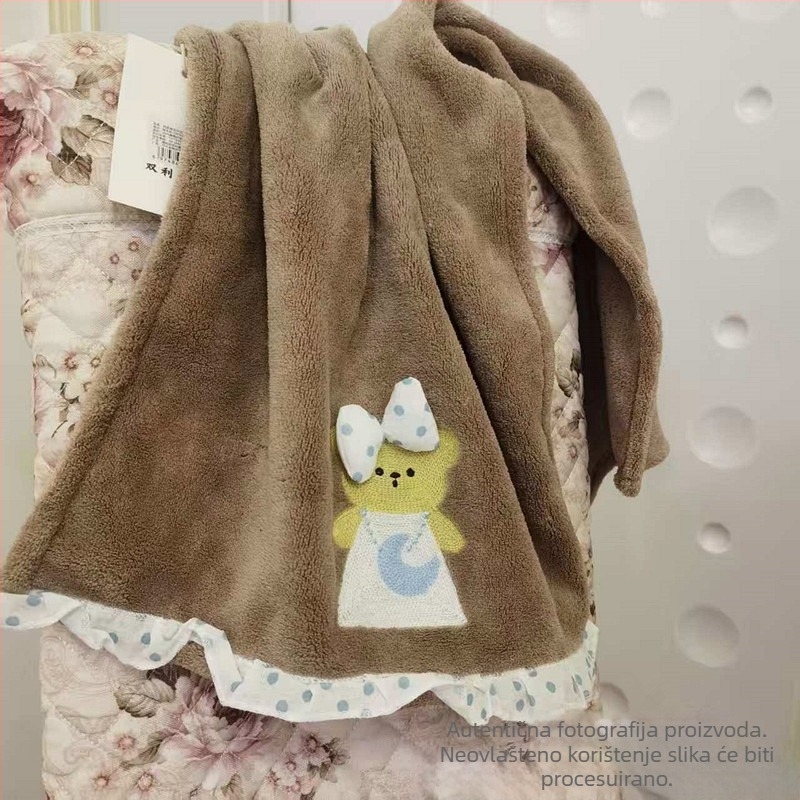 Shuangli marka Unibear – slatko crtani medo s mašnicom, oversize ručnik za tijelo, ručnik za kupanje, kapa za sušenje kose, kupaonska suknja, mekan