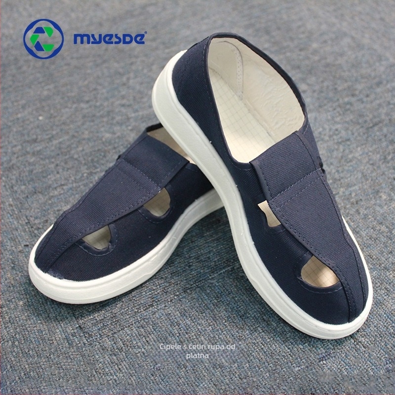 Antistatijske radne tenisice srednje visine s debelim PU potplatom, gornji dio od Fly fabric