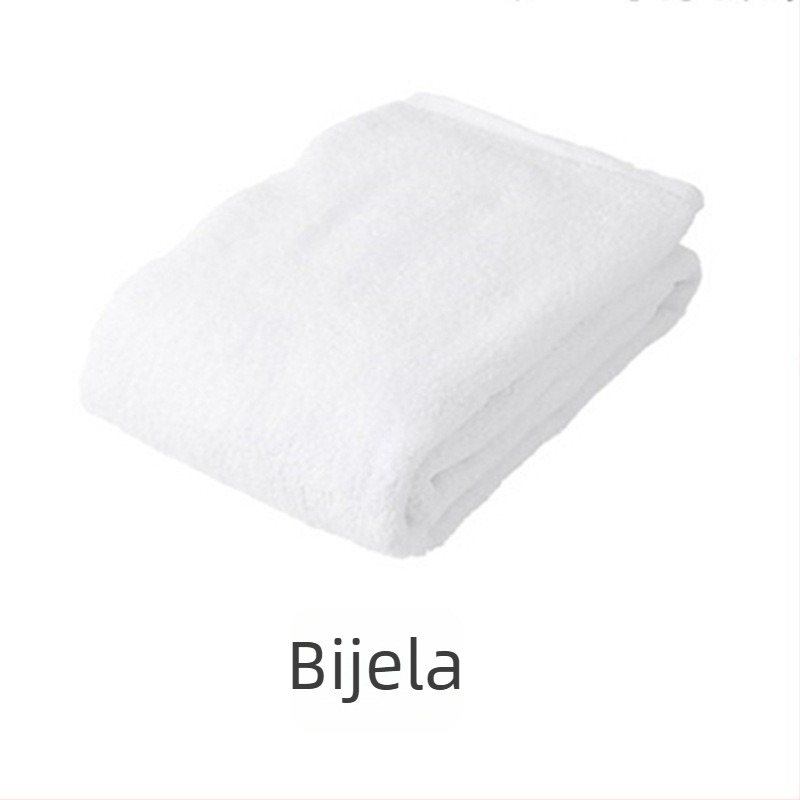 Kupaonski ručnik od 100% pamuka, platno ravnog tkanja, 100–120 g/m², pređa 10s