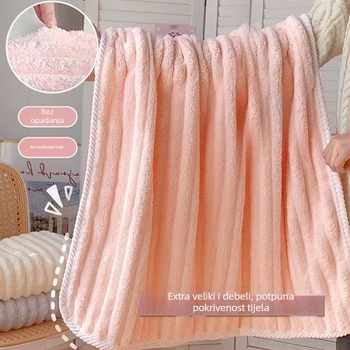 Trodjelni set ručnika za kupaonicu od koralnog fleksa, brzo sušenje, 150D, 200–300 g
