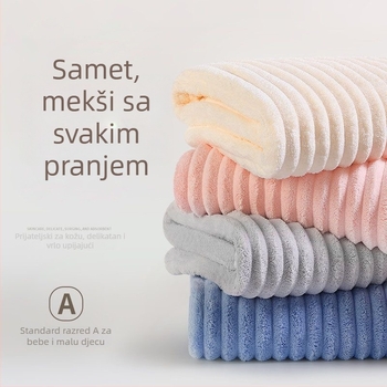 Trodjelni set ručnika za kupaonicu od koralnog fleksa, brzo sušenje, 150D, 200–300 g