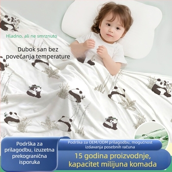 Dječja deka — poliester, za novorođenčad i malu djecu, ljetni minimalistički stil