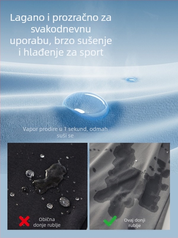 Top s kap-stilom, brzo suši, UV zaštita UPF50+, dugi rukavi, ultra kratka duljina, bez kopči, poliester-elastan smjesa