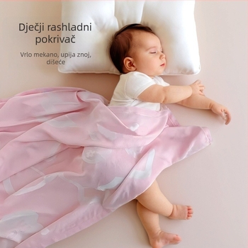 Dječja deka od bambusovih vlakana — ljeto, lagana do 300 g, karikaturni uzorak, karikatur stil