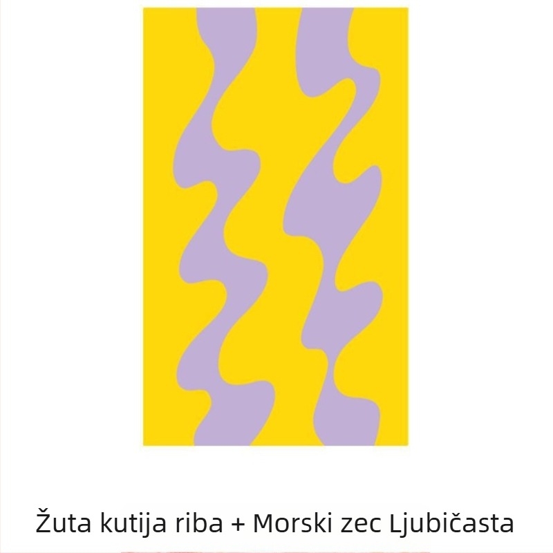 Lying Island deka – 100% poliester, Geometrijski uzorak, Proljeće i jesen, 0,5–1,05 kg, Idiličan stil