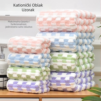 Poklon ručnik za lice i tijelo, upijajući kućni ručnik za kupanje, preklopni ručnik s kationičkim uzorkom oblaka