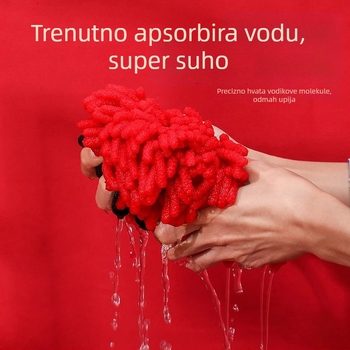 Hangge Chenille ručnik za ruke — visi, debeli, izuzetno upijajući, pređa 20213, težina 50–80 g