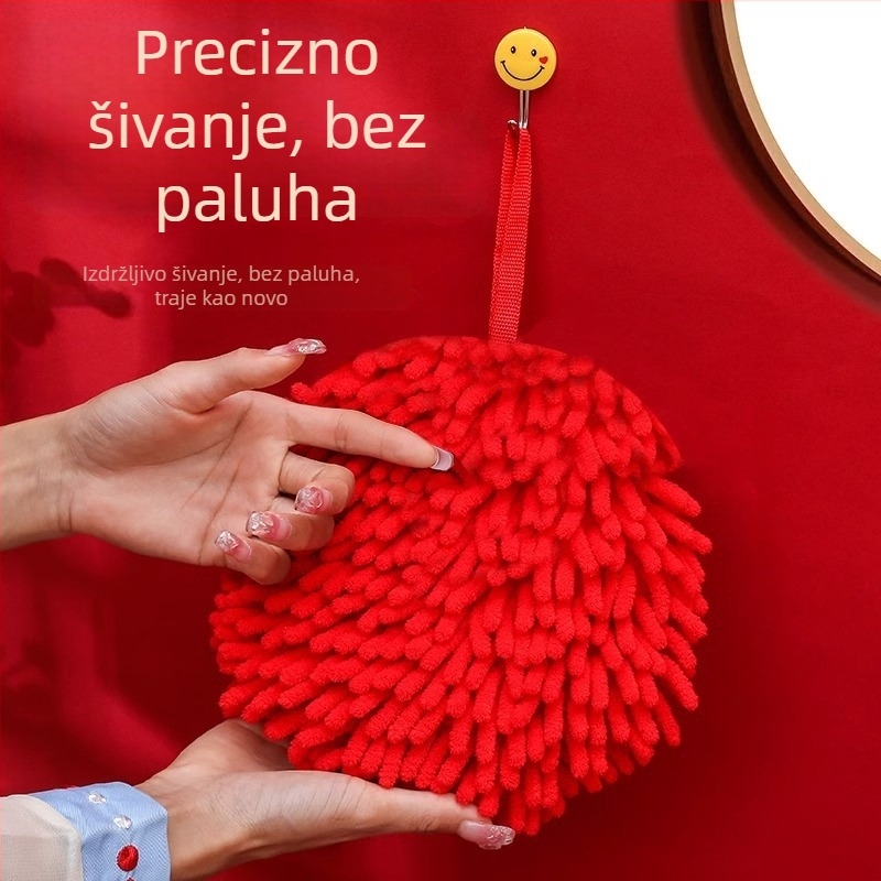 Hangge Chenille ručnik za ruke — visi, debeli, izuzetno upijajući, pređa 20213, težina 50–80 g