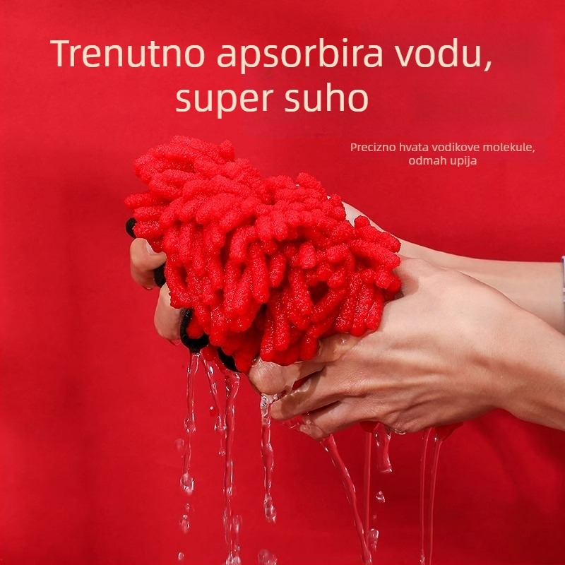 Hangge Chenille ručnik za ruke — visi, debeli, izuzetno upijajući, pređa 20213, težina 50–80 g