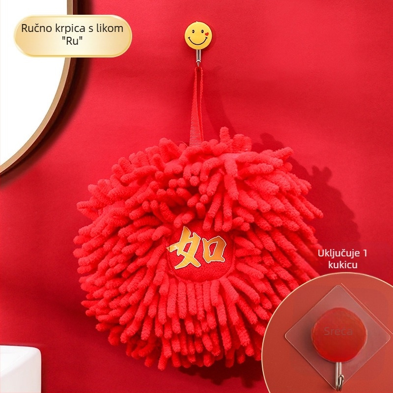 Hangge Chenille ručnik za ruke — visi, debeli, izuzetno upijajući, pređa 20213, težina 50–80 g