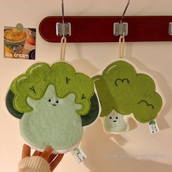 Ručni ručnik za ruke, zidni, izvezen, 100% pamuk, 30–50 g, 150D vlakna