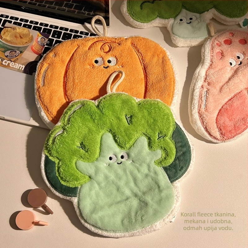 Ručni ručnik za ruke, zidni, izvezen, 100% pamuk, 30–50 g, 150D vlakna