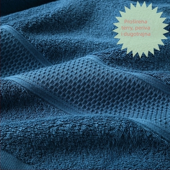 Set ručnika za hotel i lice s izšivenim logom, 100% pamuk, 170-200 g, niti 32