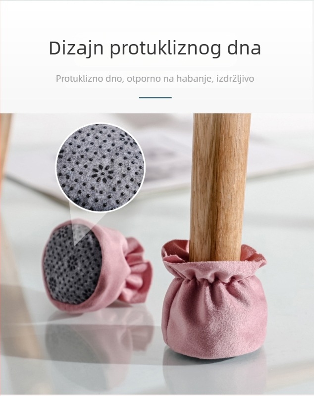 Tkaninske navlake za noge stola i stolice, otporne na habanje, debeli, protuklizne i tihe