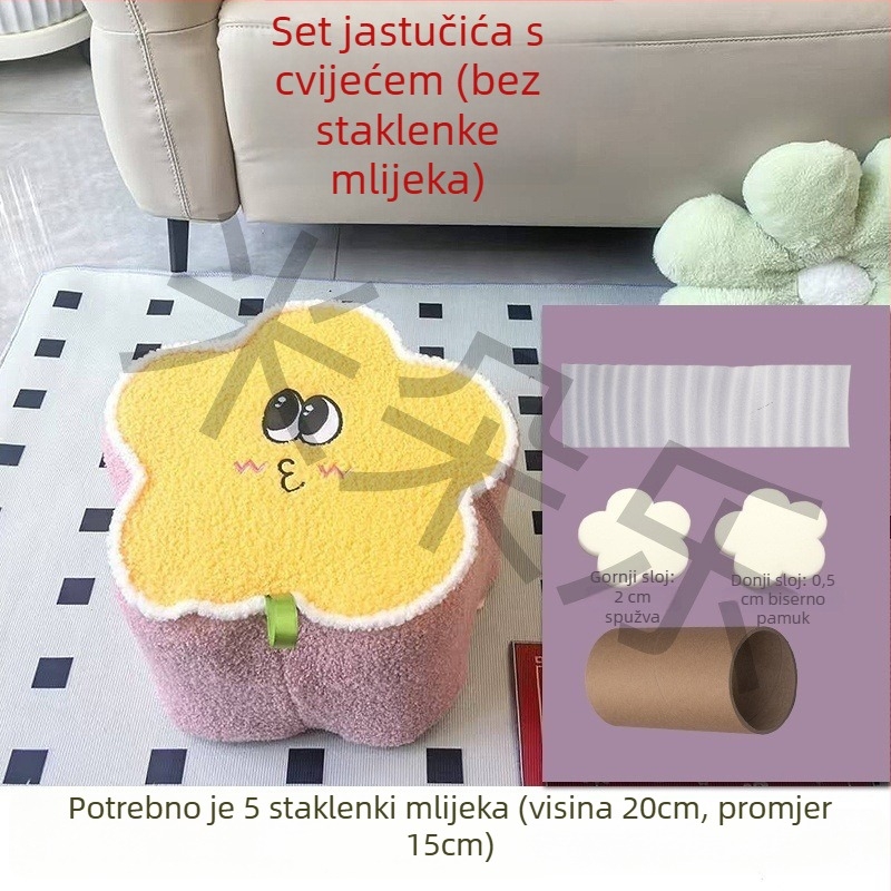 Pokrivač za stol s akcentima od svilenih cvjetova, kvadratni oblik, univerzalni stil