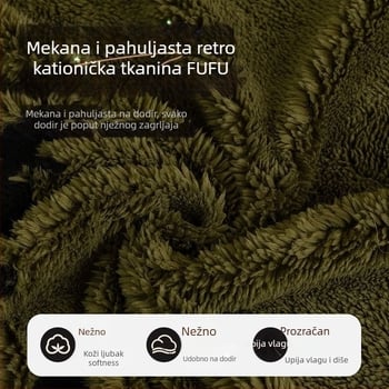 Plišena navlaka za kauč s uzorkom houndstooth - jedinstveni jednopodne komplet, univerzalna prilagodba, minimalistički stil