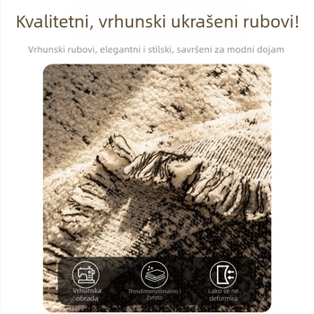 Plišani navlaka za kauč – protuklizna, zaštita od ogrebotina mačaka, potpuno pokrivena, jednostavan stil, bez zatvarača