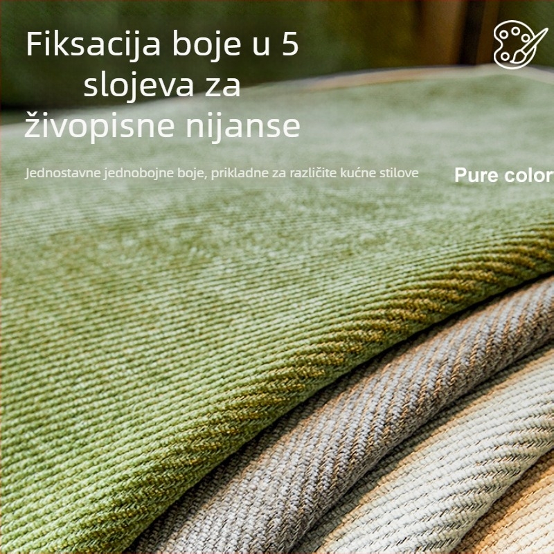 Jastuk za sofu od Chenille za sve sezone, novi model 2024, dojam vrhunske kvalitete, protuklizni