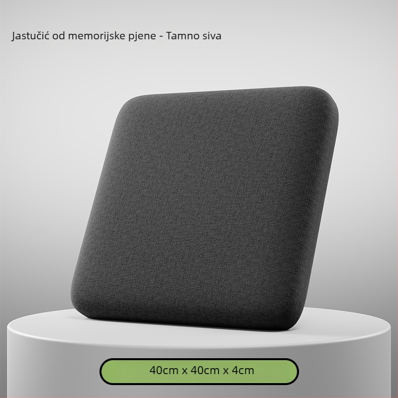 Jastuk za sjedalo od memorijske pjene za uredsku stolicu, minimalistički stil, tip jastuka, univerzalno