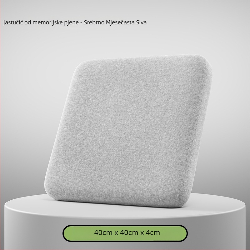 Jastuk za sjedalo od memorijske pjene za uredsku stolicu, minimalistički stil, tip jastuka, univerzalno