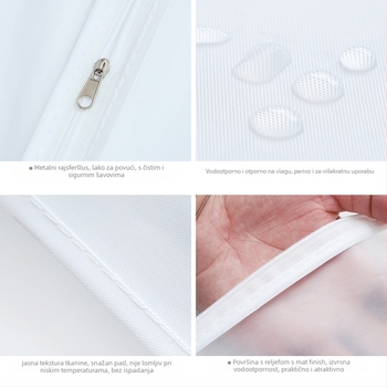 Torba za odjeću s zaštitom od prašine - plastika, zaštita od prašine, moderan jednostavan stil za kućno skladištenje