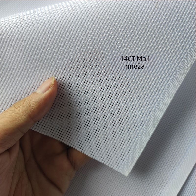 Platna za križno šivanje – srednje gruba karirana šara, kineska serija stila, šivana tkanina, moderni minimalistički stil
