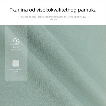 Jastučnica za studentski dom, vojnozelena i maslinasto zelena, standardna veličina, jednostruka jastučnica, boje: tamno plava i plamenoplava.