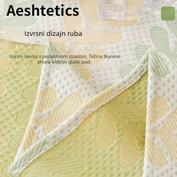 Ljetna zaštitna navlaka za kauč od ledene svile, potpuno pokriće kutnog kauča, moderni minimalistički stil, model 2026