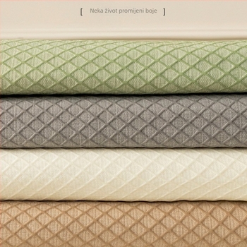 Pokrov za trosjed kauč, osvježavajući svilenkasti materijal, nordijski stil, protuklizni, potpuno pokrivanje