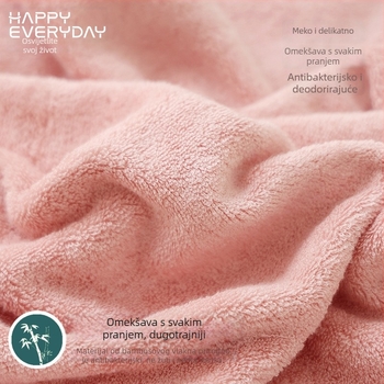 Ručnik za kupanje od bambusovih vlakana, težina iznad 500 g, pređa 32, plosno tkanje, prilagodljivo