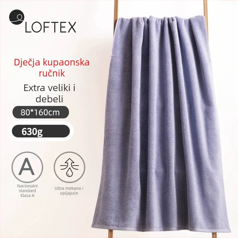 Matte pamukani ručnik za kupanje i plažu, Klasa A, siguran za bebe, 500 g+, 32 vlakna, ravno tkanje