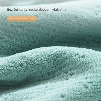 Jade Yan ručnik za kupanje i plažu od koralnog velura, ultra upijajući, unisex
