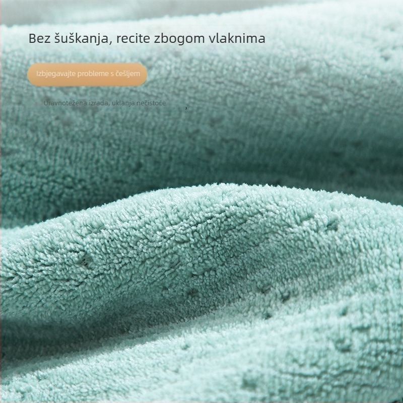 Jade Yan ručnik za kupanje i plažu od koralnog velura, ultra upijajući, unisex