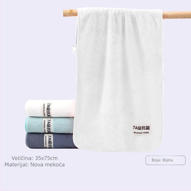 Koralni flis kupaonski ručnik za kućnu upotrebu — debeo i upija; težina 200–300 g, pređa 150d, jacquard završna obrada, vez i šav