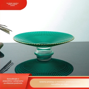 Tanjur za voće, europskog stila, stakleni, jednostavan dizajn, Crystal craftsmanship, lansiran 2024.