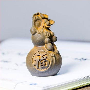 Ozdobna tikva sreće, kineskog stila, od smole, stolni dekor, lijevanje, poliranje, injekcijsko oblikovanje