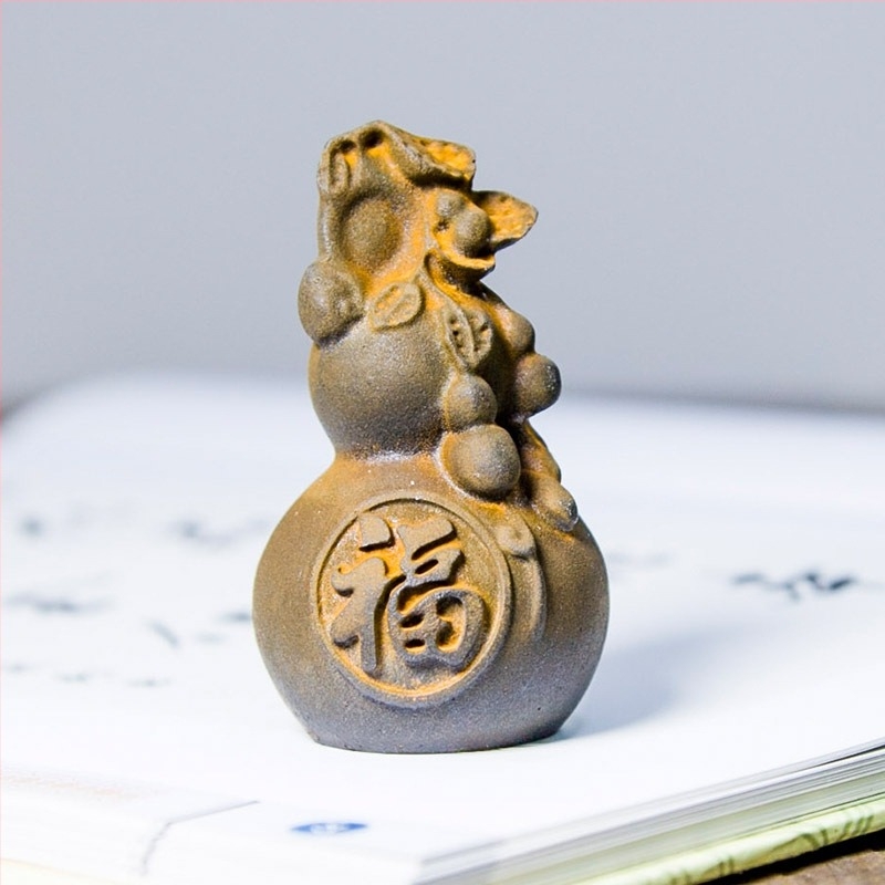 Ozdobna tikva sreće, kineskog stila, od smole, stolni dekor, lijevanje, poliranje, injekcijsko oblikovanje